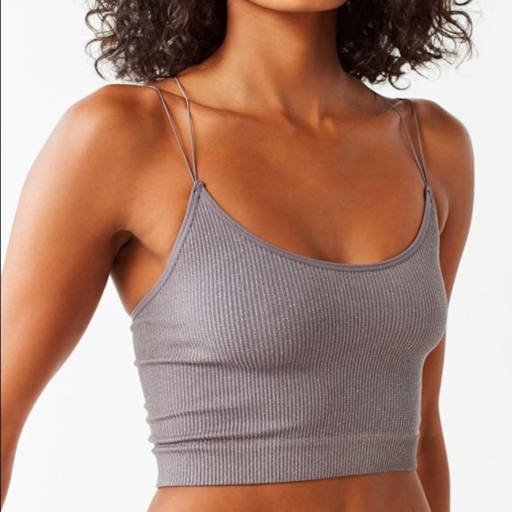 Urban Outfitters Sparkle Crop Top